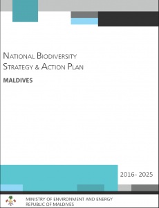 National Biodiversity Strategy and Action Plan of the Maldives 2016-2025